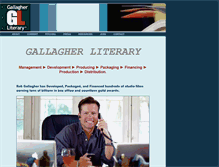 Tablet Screenshot of gallagherliterary.com